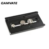 Plaque de fixation rapide pour caméra coulissante CAMVATE Manfrotto avec filetage 1/4 