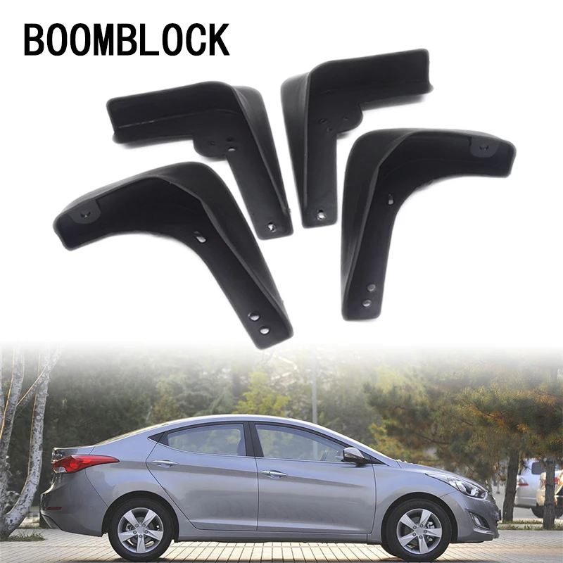 

BOOMBLOCK 1Set Car Front Rear Mudguards For Hyundai Sonata 2011 2012 2013 (Does NOT fit the Hybrid) Accessories Mudflap Fender