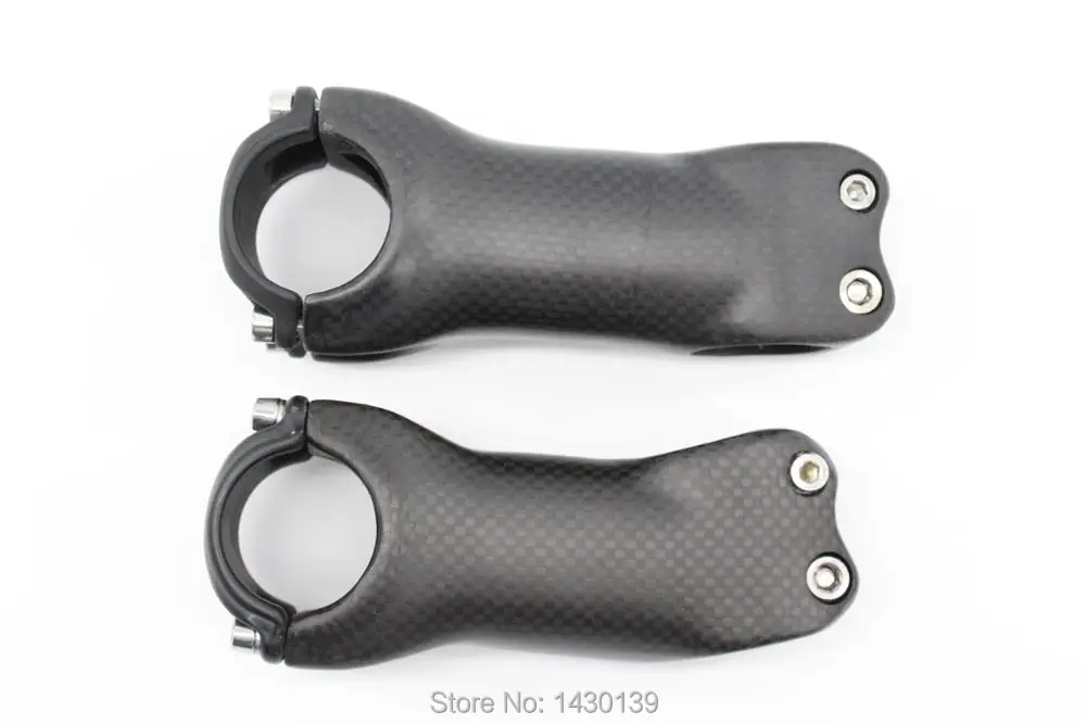 

New 6 17 degrees Mountain bike matt 3K full carbon fibre bicycle stems road 31.8*70-130mm 6 17 angle light MTB parts Free ship