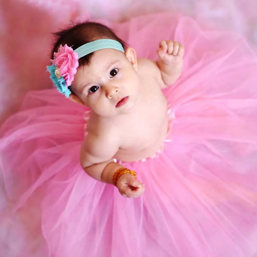 Fluffy Newborn Photo Props Tutu Skirt Baby Toddler Photography Prop