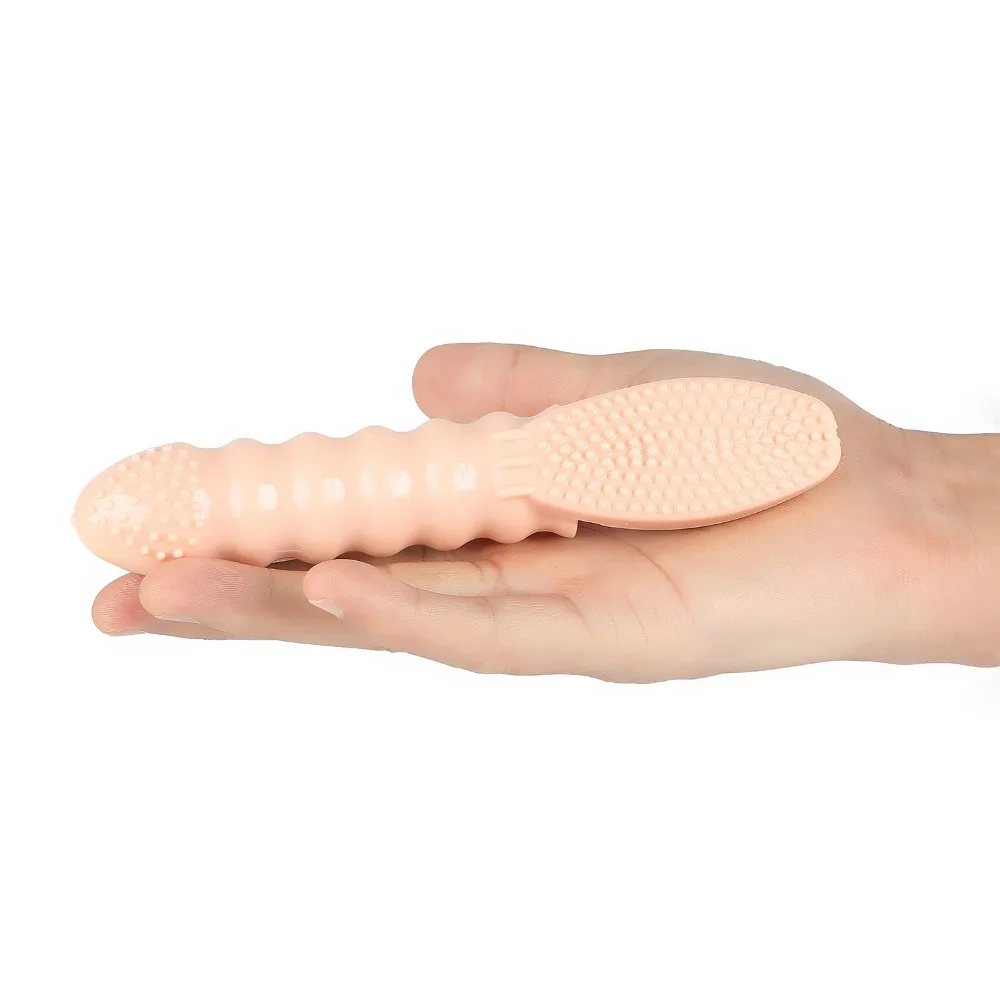 Finger Vibrating G-spot Glove Anal Massager, Nipple Clitoris Stimulation Finger Vibrator Sleeve, Adult Sex Toy For Woman Lesbian (4)