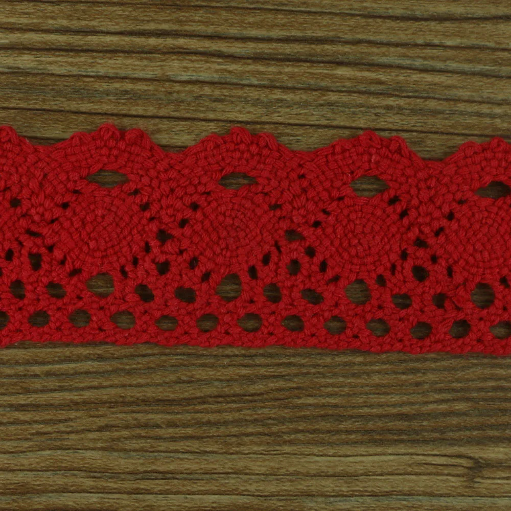 

color Hot Sale Cotton Lace Roll Ribbon Knit Adhesive Tape Sticker Craft Decoration Fabric