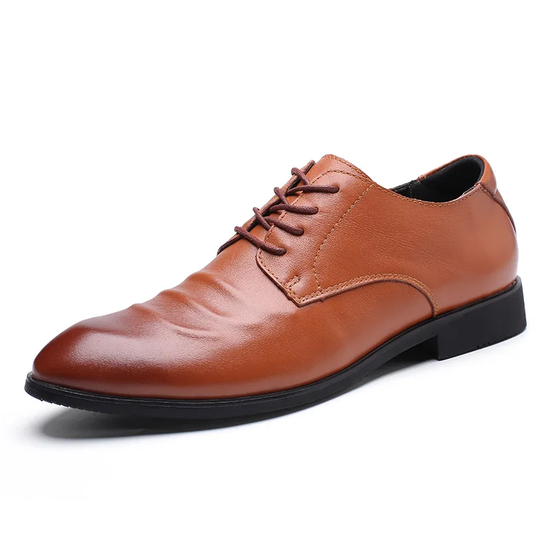 

Formal Dress Shoes Men Oxford Genuine Leather Men's Dress Shoes Business Shoes Men Oxford Leather Zapatos De Hombre 2019 New