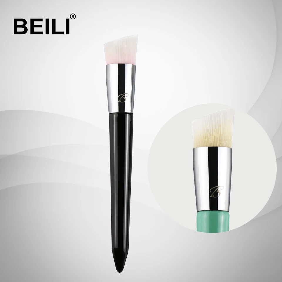 

BEILI K1 Kabuki Single Angled flat brush Foundation Contour Makeup Brushes 1 piece