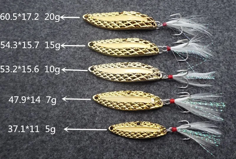 5g 7g 10g 15g 20gJig Lures Metal Squid Bait Winter Ice Fishing Spinnerbait Sea Hard Lure Duck Streamer Swimbait Shad Goods