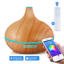 DEKAXI 550 мл увлажнитель воздуха диффузор эфирного масла Ароматерапия Электрический Арома диффузор тумана с умным приложением дистанционного Conteol