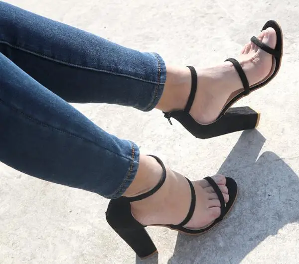 Black Signore Zapatos Fashionchunky Donna Chaussure Mujer Scarpe Sandali Bella Tacchi Pompe Donne C161686 Estate Autunno Femme Red wine Alti Delle qzYTq