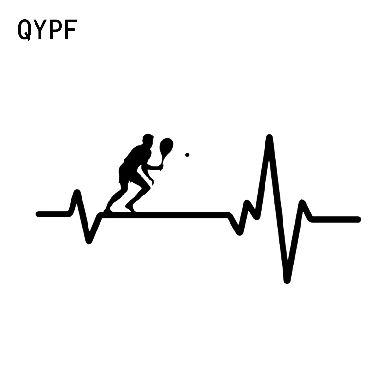 QYPF 15 3*7 см интересный декор для теннисного плеера автомобильная Виниловая