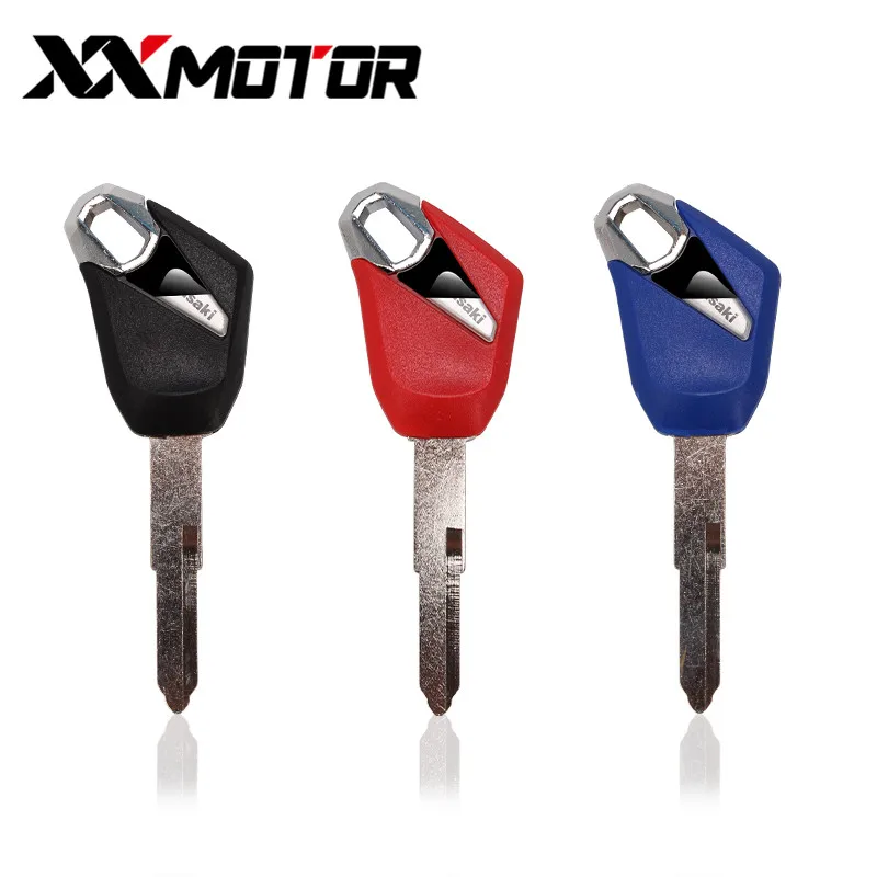 Brand New key Motorcycle Replacement Keys Uncut For KAWASAKI ZX-6R ZX-7R ZX-9R ZX-10R ZX-12R ZX-14R ZX750P ZX900 ZX1200 F C B 6R