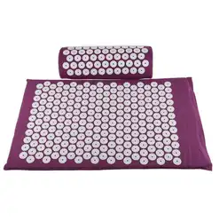 Оздоровительный массаж подушки ковриками снимает стресс и боль с шипами, для йоги коврик для иглоукалывания Подушка груза падения