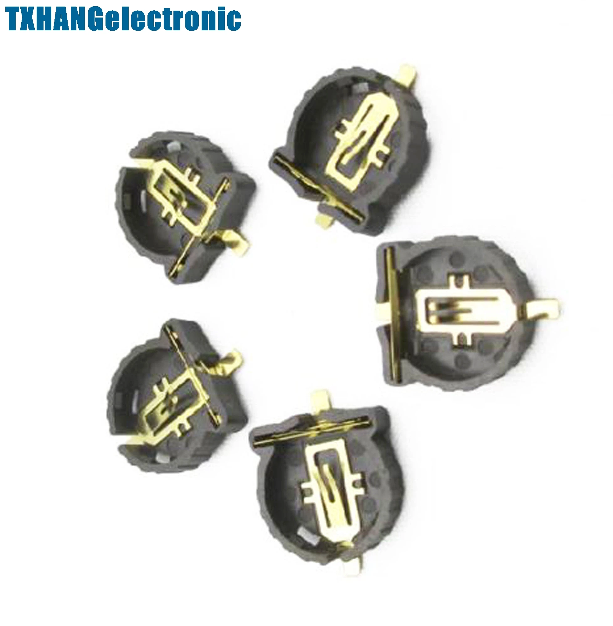 10PCS Button Battery Socket Clip Holder Box Case Portable CR1220case