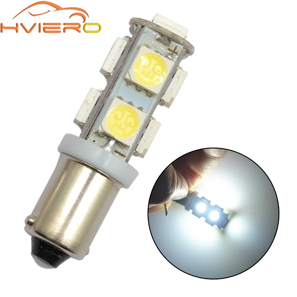 Белые автомобильные габаритные огни T11 Ba9s 5050 9Smd светильник светодиодный фонарь