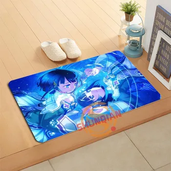 

Custom Anime Sword Art Online Doormat Bath Mats Foot Pad Home Decor Bathroom Mats Door Mat Floor Mat A320#53