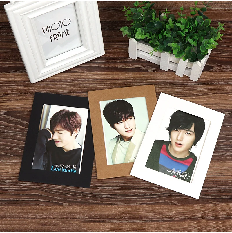 

10 Pcs Combination Paper Frame With 10 Clips And 2m Rope 135X185 mm Wall Photo Frame Diy Hanging Picture Album Home Decoration