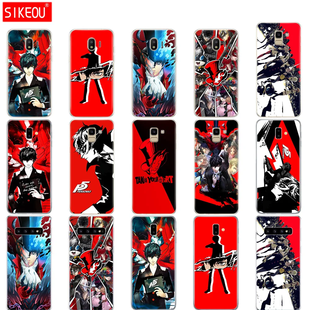 

case for Samsung galaxy J2 core J8 j6 j4 PLUS 2018 cover case for samsung galaxy s10 SE plus Persona 5