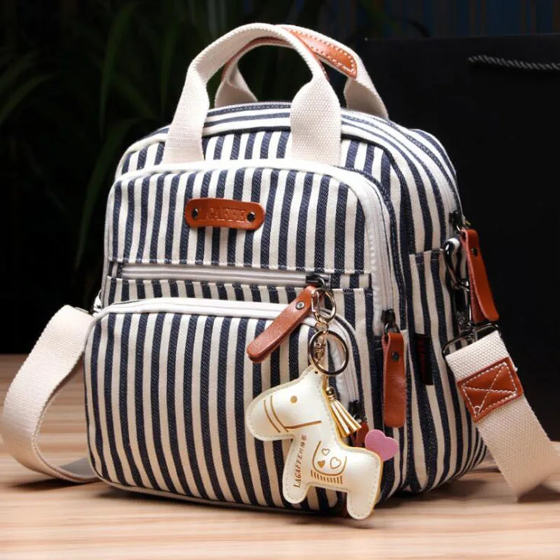 Multifunction Diaper Bag Backpack Mother Care Hobos Bags Baby Stroller Nappy Bag for Mom Horse Ornaments Maternity Backpacks - Цвет: F