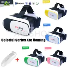 Latest Upgraded Google Cardboard VR BOX 2 Colorful Version Virtual Reality Glasses rift 3d Games Movie for Smart Phone 5 Colors