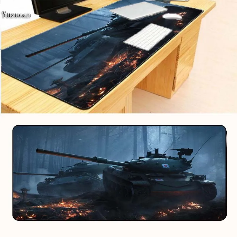  Yuzuoan World Of Tanks Gaming mouse pad gamer play Table mats Size for 40x90CM Speed Version For CS