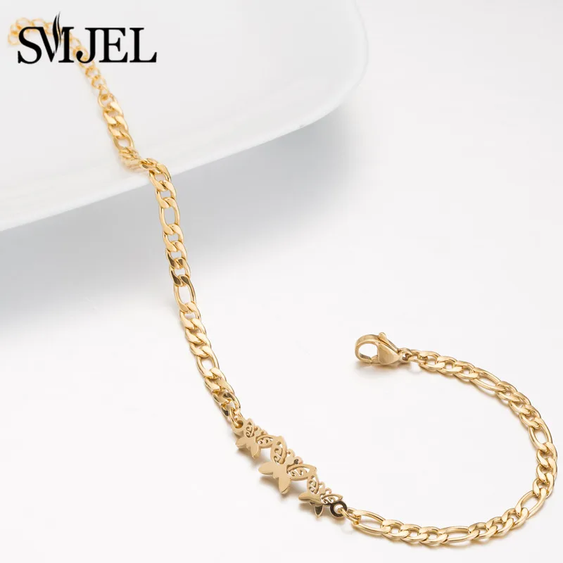 SMJEL Hot Stainless Steel Bracelet for Women Lovely Animal Butterfly Elephant Strand Bracelets Bangles Jewelry Accessories - Image 4