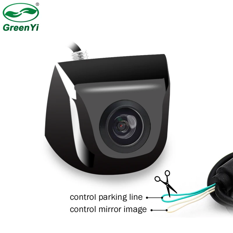 

HD 3 Glass Lens Rotation Parking Camera Front Side Rear View Camera For LCD TFT Parking Monitor Can Change Parking Line
