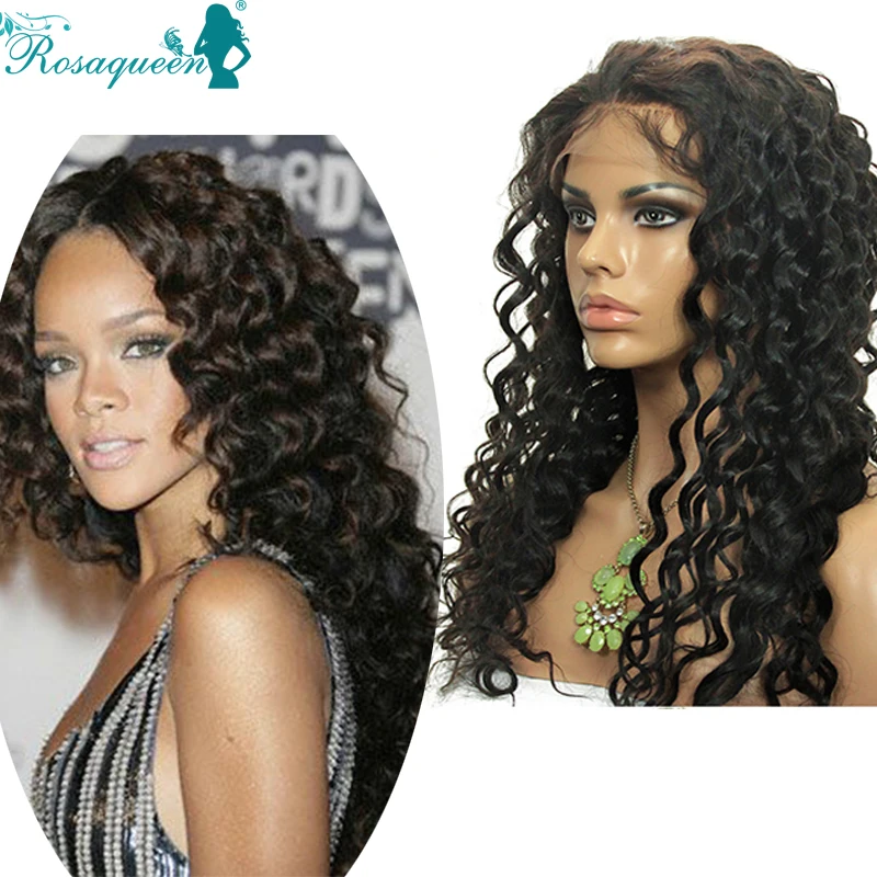 Buy Bleached Knots Curly Lace Front Wig Full Lace