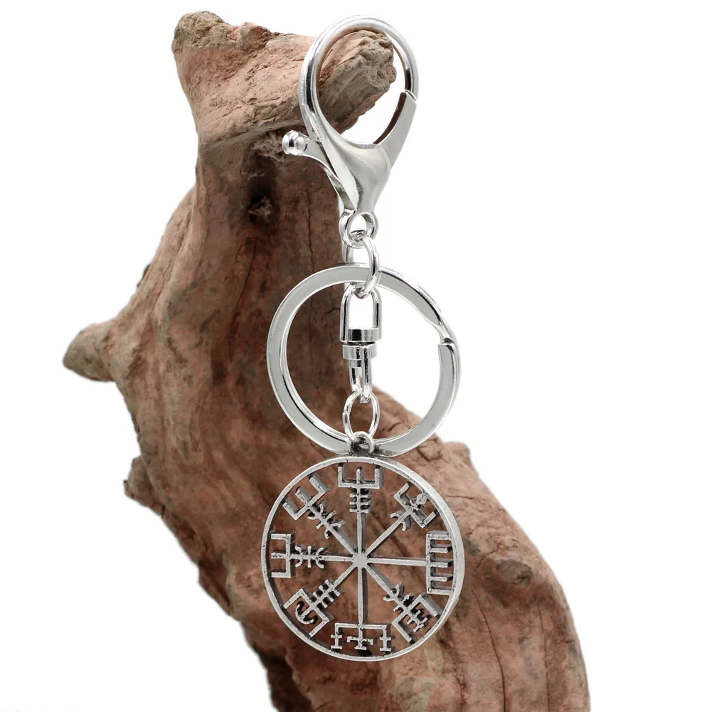 Викинг кельтский амулет пантграм Скандинавская Руна Викинг один символ рунического брелок руны Vegvisir компас