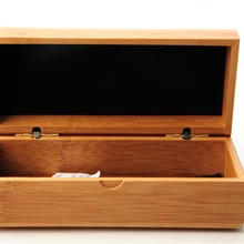 LONSY 10 шт./партия, новинка, натуральные бамбуковые солнцезащитные очки ручной работы, чехол, деревянные жесткие чехлы для очков, бамбуковый Чехол для очков