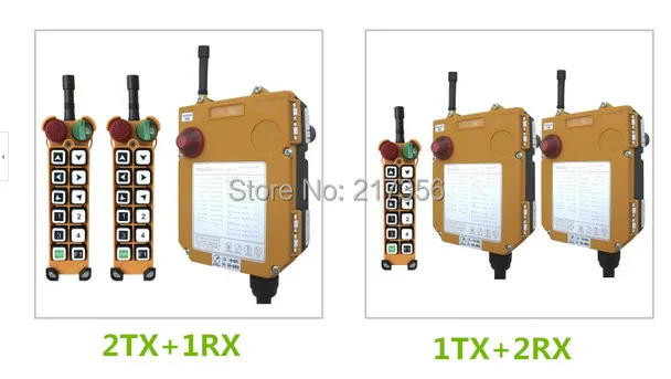 F24-12s(включает 1 передатчик+ 2 приемники) /12 каналов 1 Скорость подъемный кран беспроводной пульт дистанционного управления Кран uting дистанционный пульт