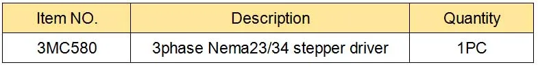 3 фазы nema23 и nema34 шаговый драйвер DC20-50V 8A шаговый двигатель Драйвер DC шаговый двигатель 3MC580 Замена 3DM580