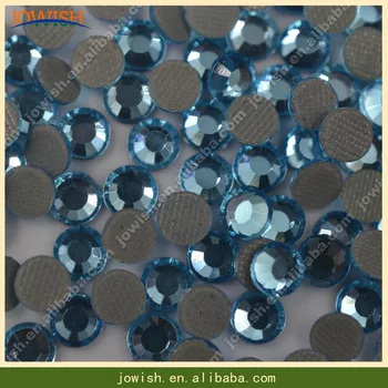 

SS16 Aquamarine 200 gross / bag Hot fix korean glass beads rhinestone stones for nail wedding