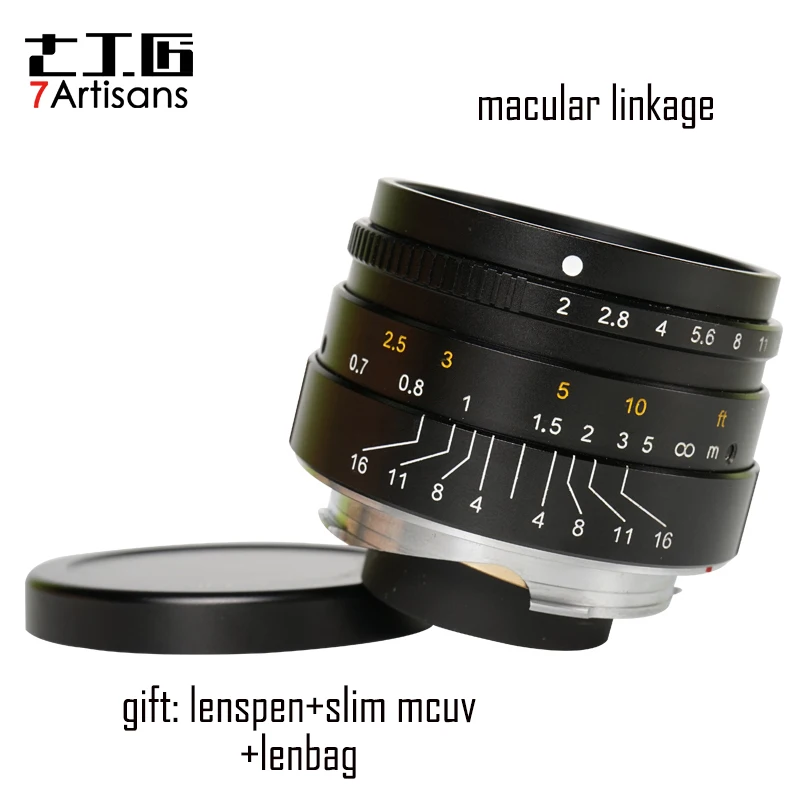 7artisans 35mm F2.0 lens Large Aperture M-mount Lens for Leica M cameras M240 M3 M5 M6 M7 M8 M9 M9P M10