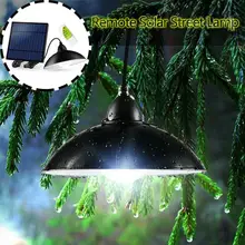 12LED Garden Lawn Floodlight Solar Street Light Chandelier Retro Bulb Lampshade Pendant Lights High Brightness Remote Control