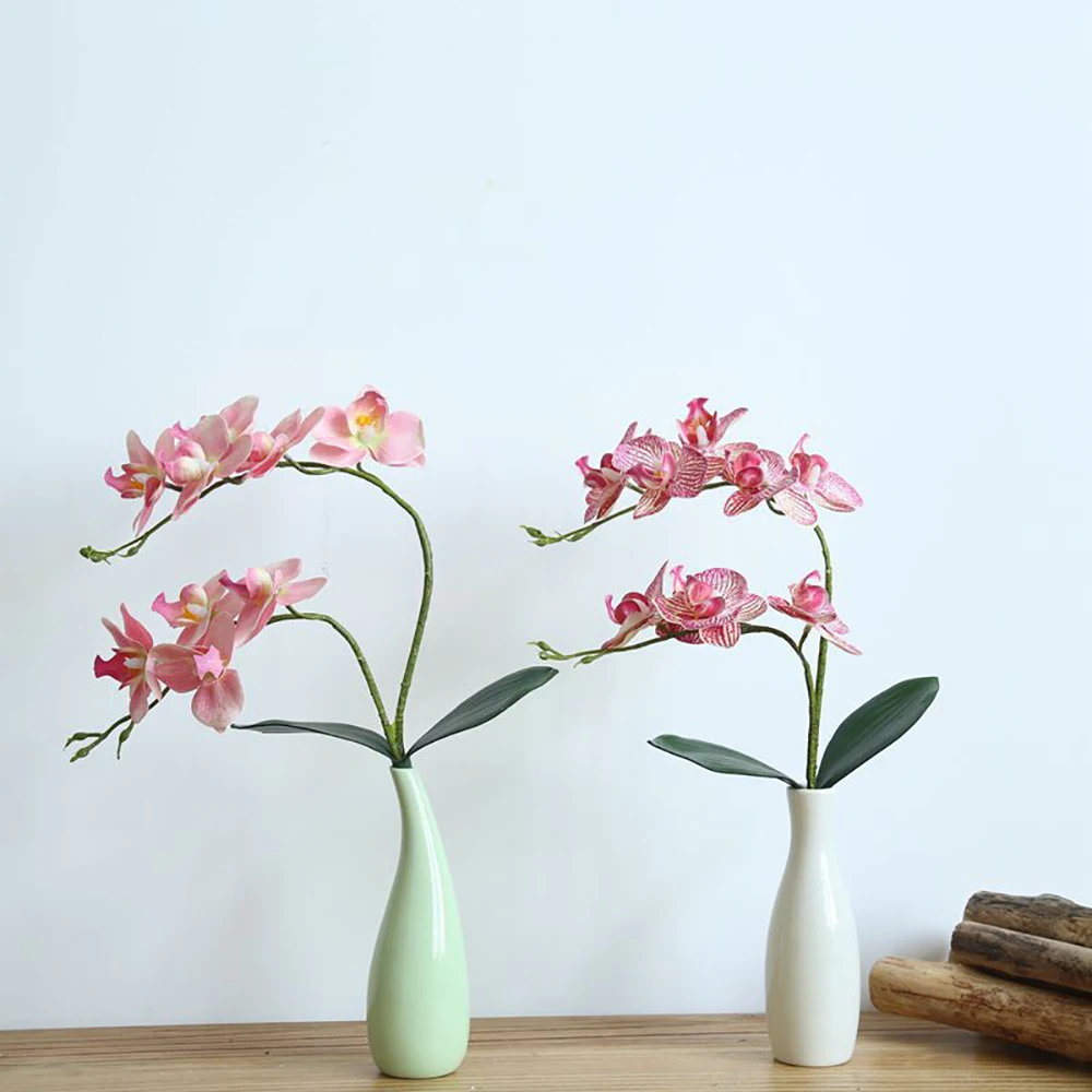 Искусственная Орхидея, Бабочка, Шелковый цветок фаленопсис, букет для дома, свадебное украшение, новинка