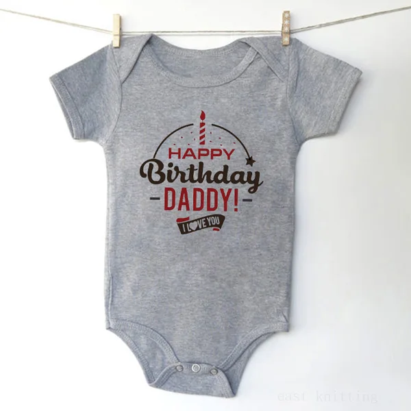 New Casual Newborn Baby Boys Girls Short Sleeve Letter Print Cute Present Cotton Romper Baby Clothes Hot Sales bodysuit - Цвет: Серый