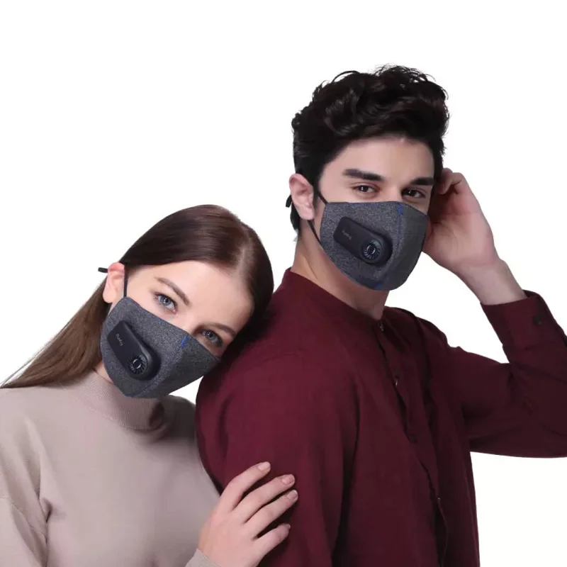 Xiaomi чисто анти-загрязнения воздушная маска с PM2.5 550mAh перезаряжаемый фильтр трехмерной структуры Спортивная маска забота о здоровье