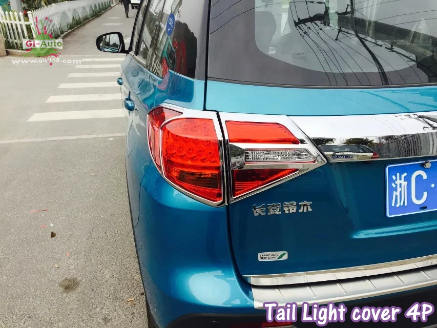 NEW Arrival!for 2015-2016 all new VITARA ABS chrome headlight tail lamp light cover protector trim decoration 2/4/6p | Автомобили и