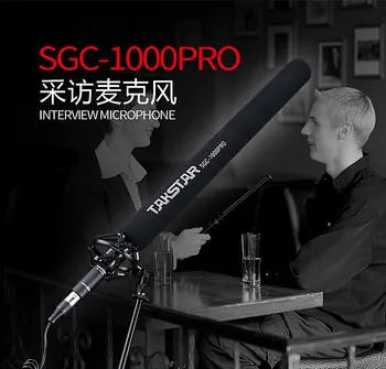 

New Takstar SGC-1000PRO Shotgun Microphone off-axis restraint function special use Stage performance interview video production