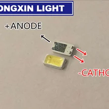 50 шт. для LG светодиодный ЖК-дисплей подсветка ТВ применение светодиоды средней мощности Светодиодный подсветка 1 Вт 6 в 5630 холодный белый Светодиодный ЖК-Телевизор подсветка