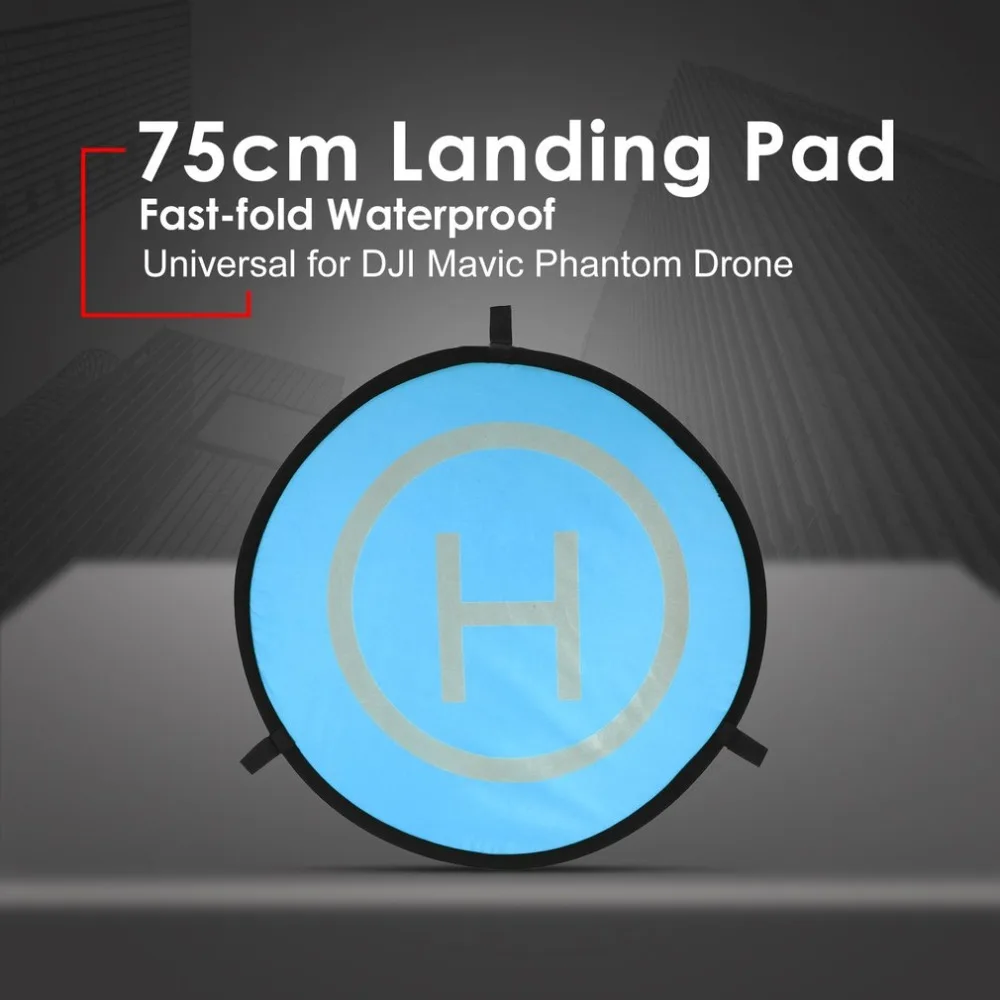 

75cm Fast-fold Landing Pad Universal FPV Drone Parking Apron Waterproof Pad For DJI Spark Mavic FPV Racing Drone Helicopter