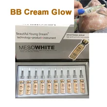 10 бутылок 5 мл BB крем светящийся Дерма мезотарафия Натуральный Белый Осветляющий косметический консилер тональный крем жидкое свечение BB лечение