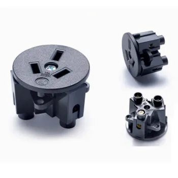 

10pcs/lot AC power socket Australian socket Australia New Zealand Electrical Socket Plug Circular Round industrial socket Plug