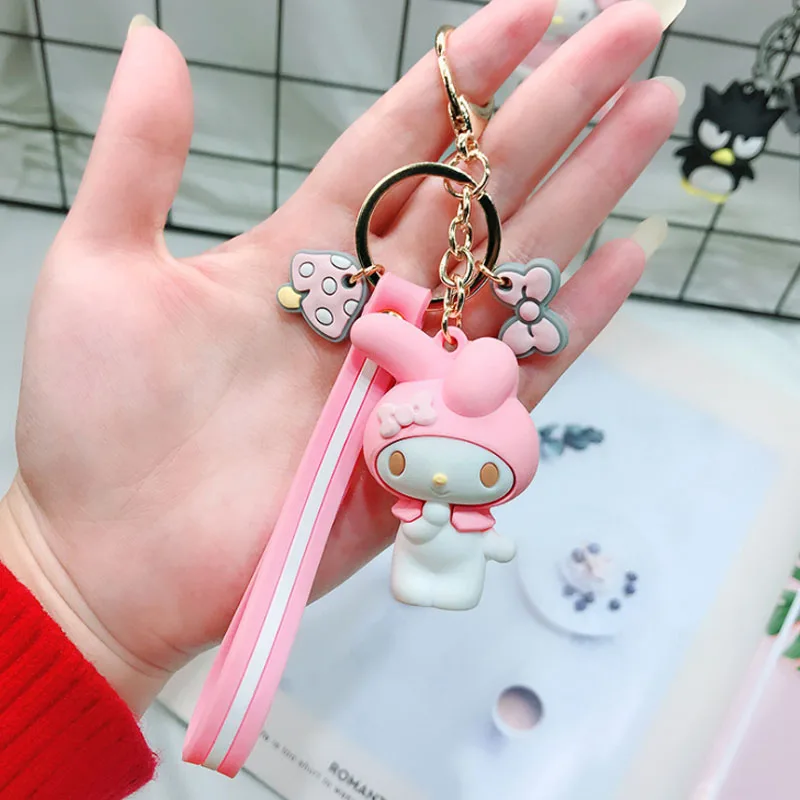 3D креативный пудинг My Melody Cinnamoroll брелок для ключей с собакой Брелок подвеской