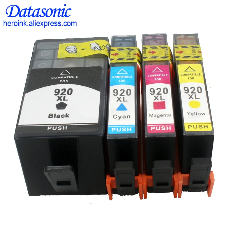 4PK Full ink cartridge For hp 920 XL compatible for HP Officejet 6000