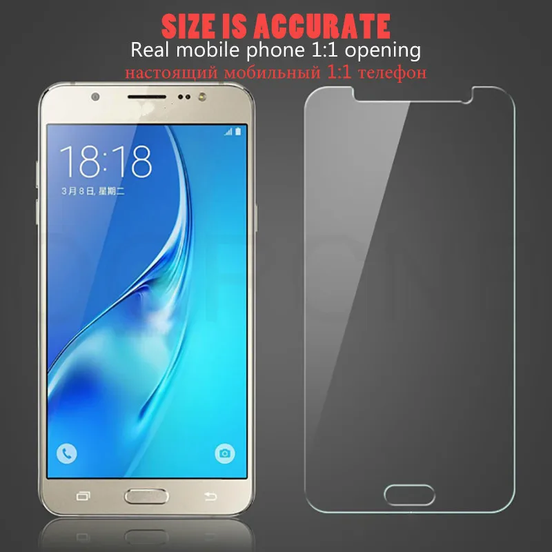 Закаленное стекло 9H 2.5D Arc для Samsung Galaxy J5 2017 2016 Защитная пленка экрана Prime J520 J530