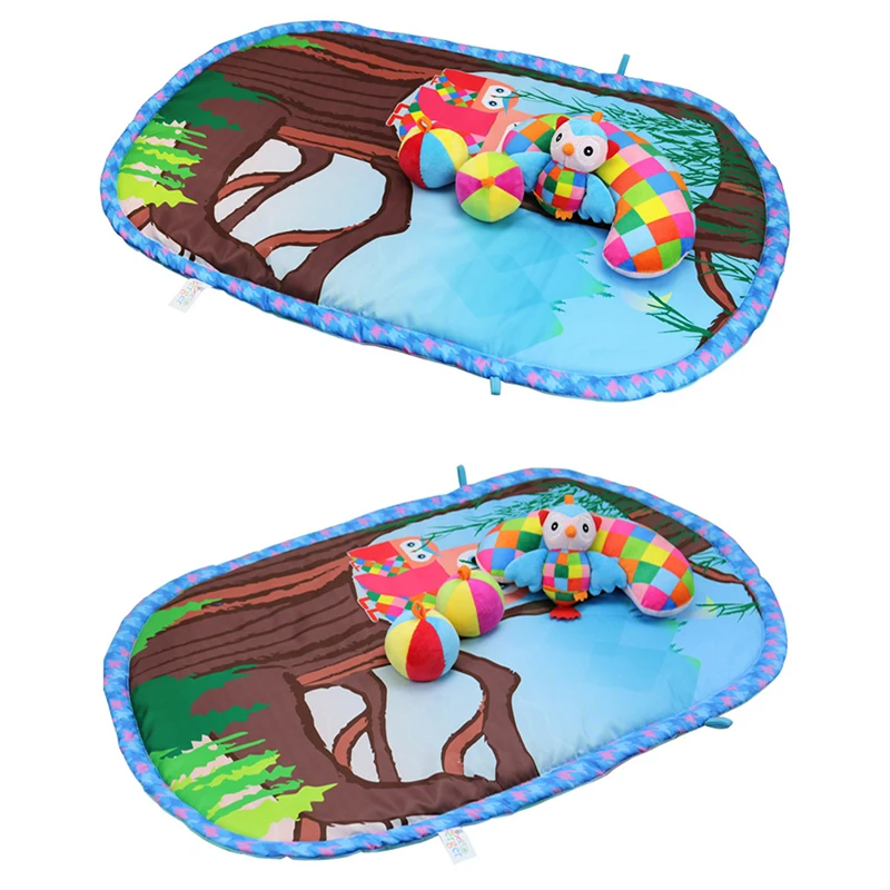 2019 New Style Baby Soft Plush Play Mat Crawling Activity Game Mat