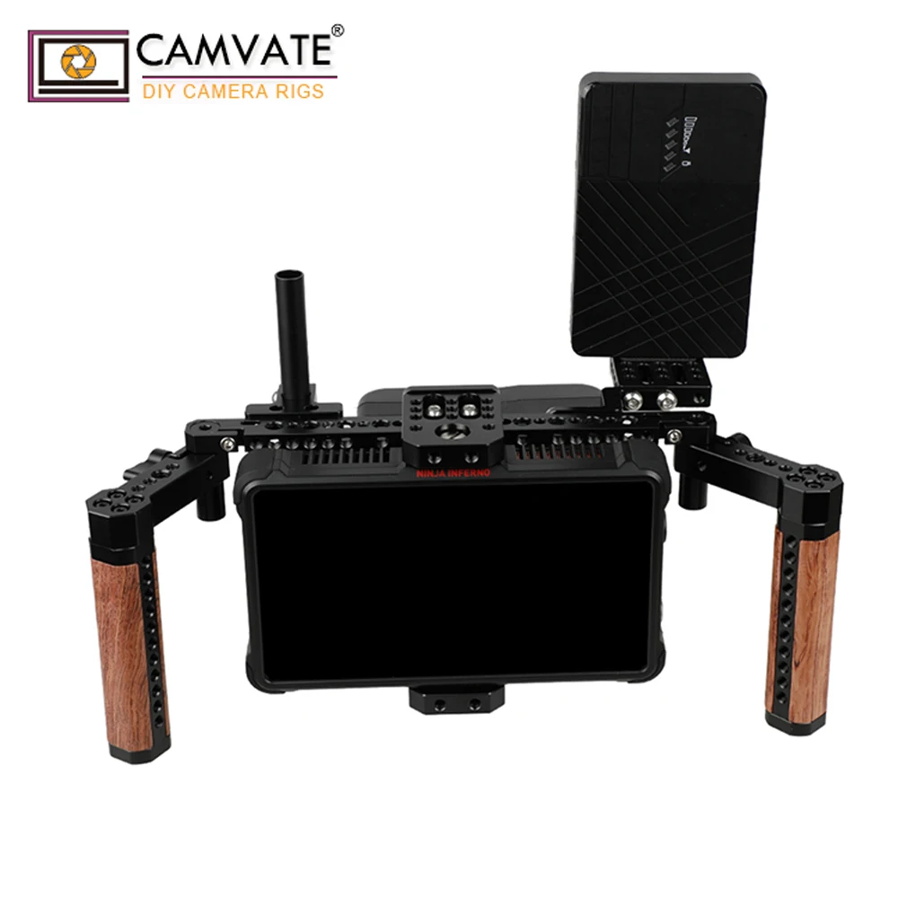 CAMVATE Director's Monitor Cage Kit с деревянными ручками C1763