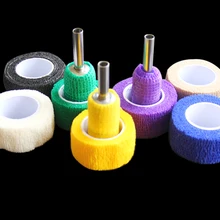 Аксессуары для татуировки 10 шт./партия тату самоклеющиеся эластичные 2,5 см широкие локоть тату-бандаж ленты для ногтей Перевязочные Бинты