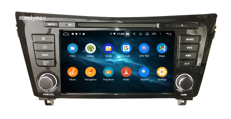 Top 2Din 8"Android 9.0 Car DVD Radio Player Fit Nissan qashqai X-Trail 2014 2015 2016 GPS Navigation 8Core 4G+64G WIFI Bluetooth 11