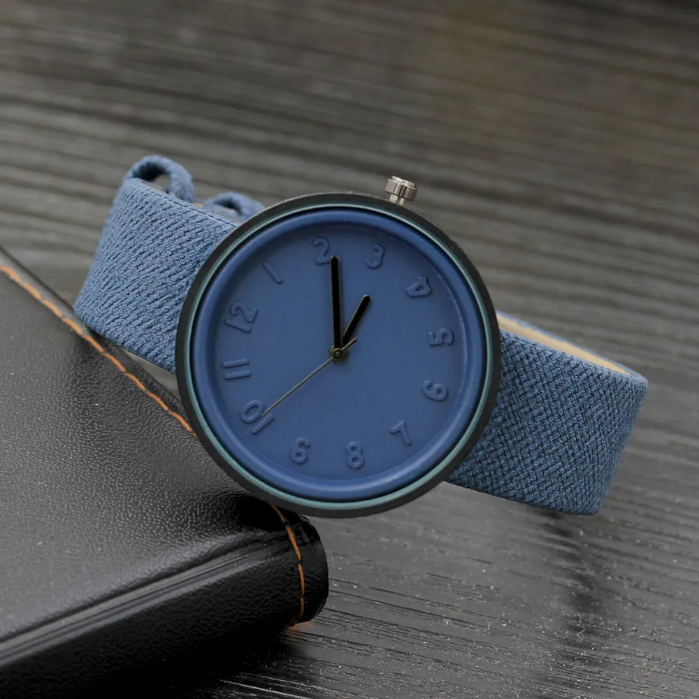

Creative Women Watches Popular Gradient Color Leather Band Analog Unisex Casual Watch High Quality Female Clock gift #E