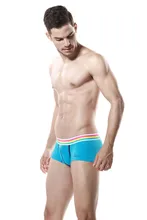 mens underwear boxers Cotton calzoncillos hombre boxer marca ropa de hombre Tight Low Rise Gay Underwear Comfortable
